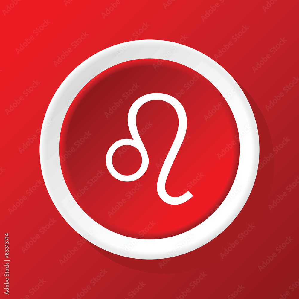 Builder icon on red Builder icon on red