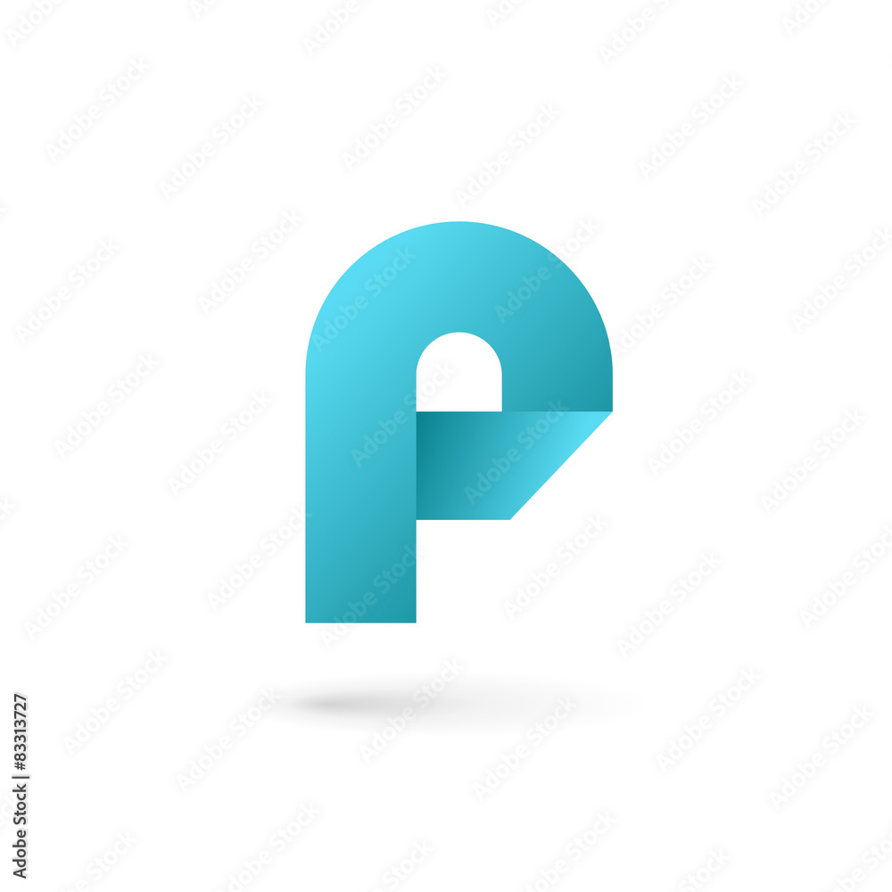 Letter P logo icon design template elements Letter P logo icon design template elements