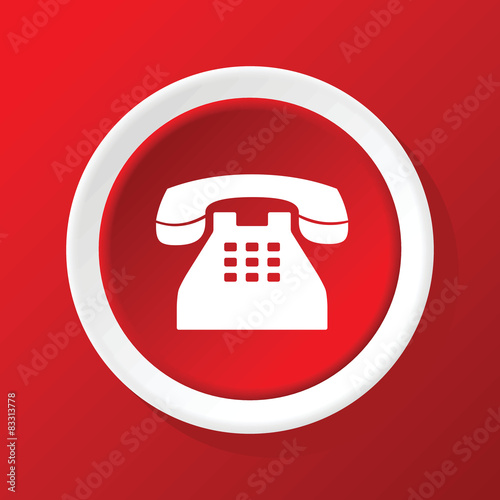 Builder icon on red