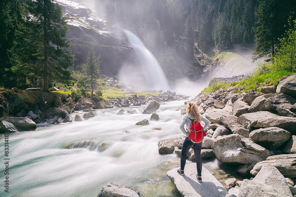 Fototapeta premium Wodospady Krimmlera