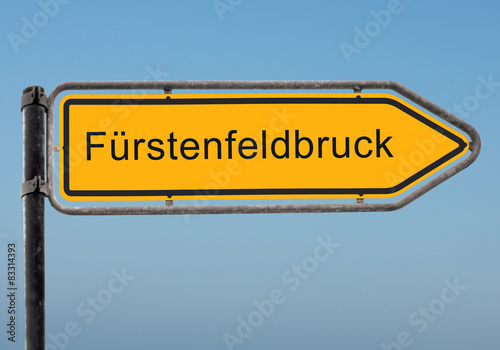 Strassenschild 35 - Fürstenfeldbrück photo