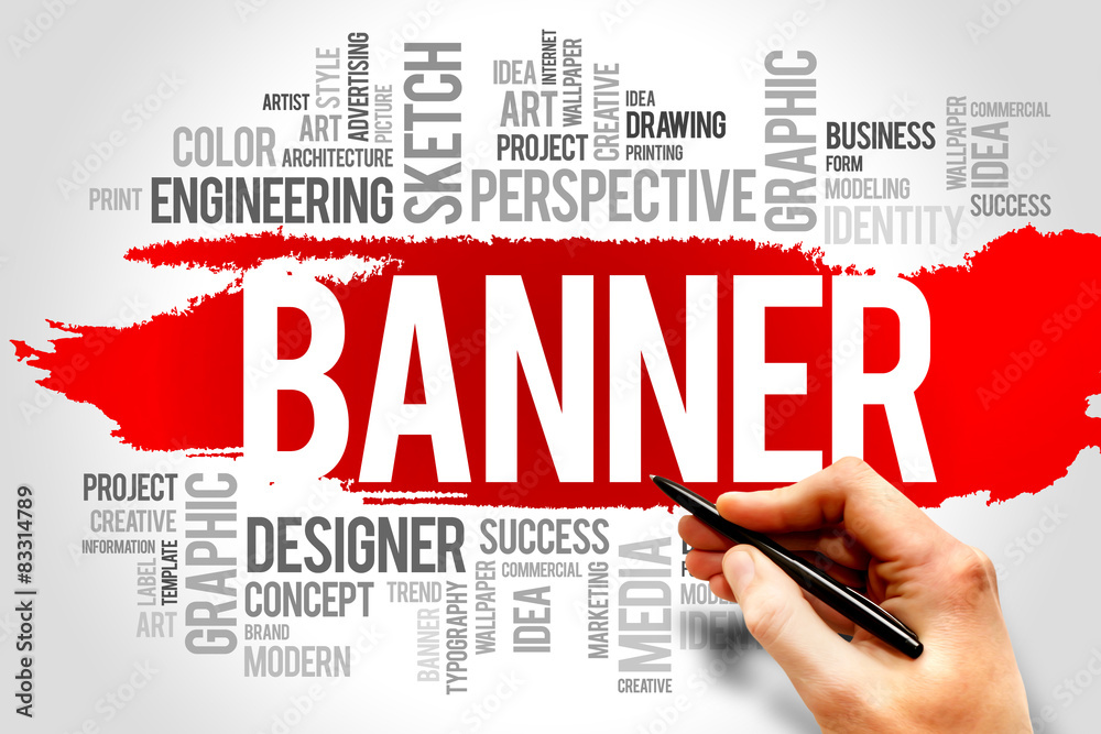 BANNER word cloud, business concept BANNER word cloud, business concept