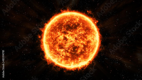 Sun in the Space