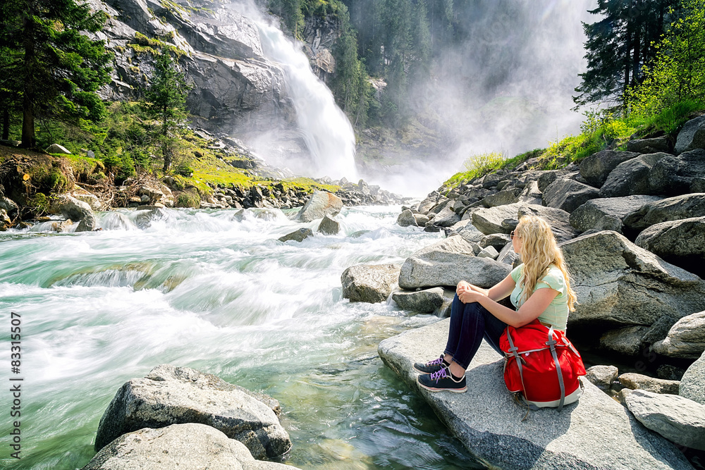 Fototapeta premium Krimmler Wasserfälle