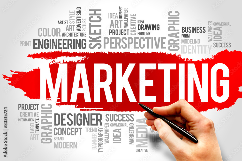 MARKETING word cloud, business concept MARKETING word cloud, business concept