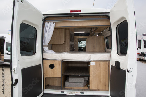 Camping car or Motor home ready to hit the open road