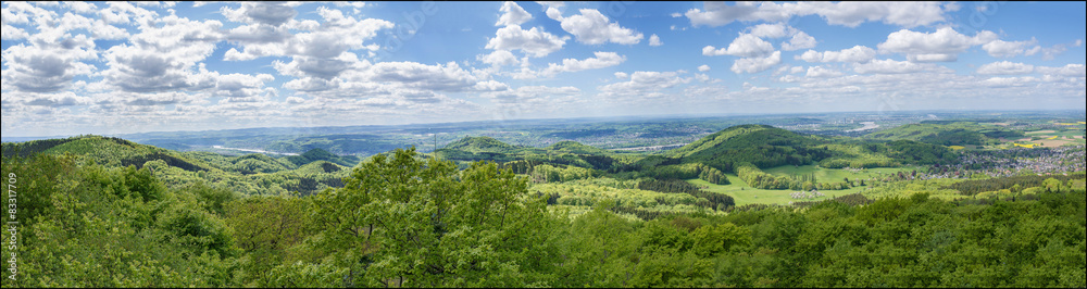 Siebengebierge- Panorama vom Oelberg