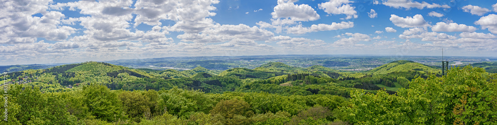 Siebengebierge- Panorama vom Oelberg