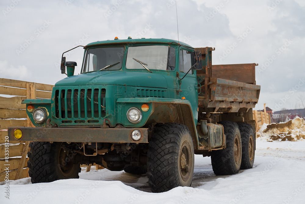 Old soviet truck Old soviet truck