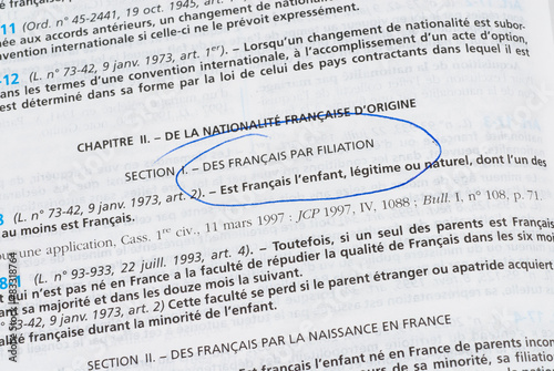 nationalité française, 