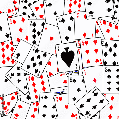 Random Playing Card Background
