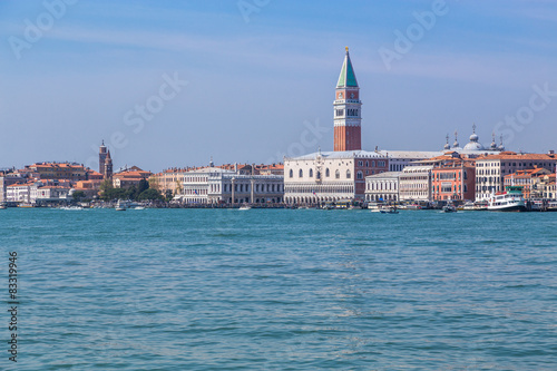Skyline of Venice and Venetian Lagoon, Italy