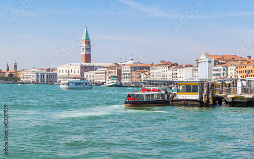 Skyline of Venice and Venetian Lagoon  Italy