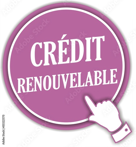 bouton crédit renouvelable