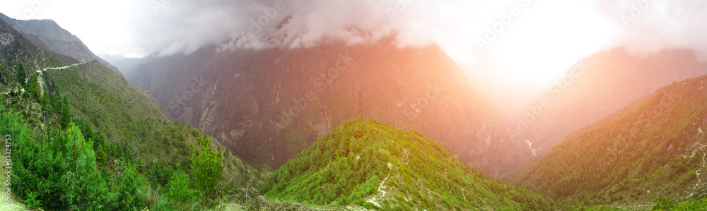 Fototapeta premium Beautiful mountain landscape