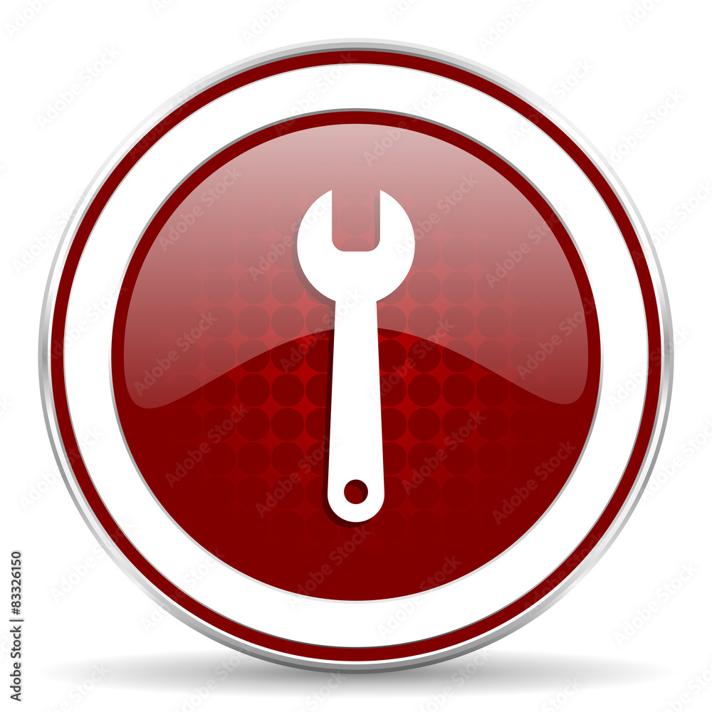 tool red glossy web icon tool red glossy web icon