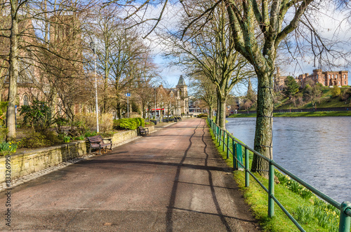 Public Footpath in Inverness, Scotland