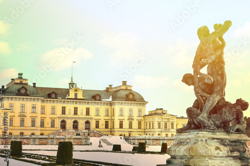 Drottningholm Palace Gardens at Stockholm - Sweden photo