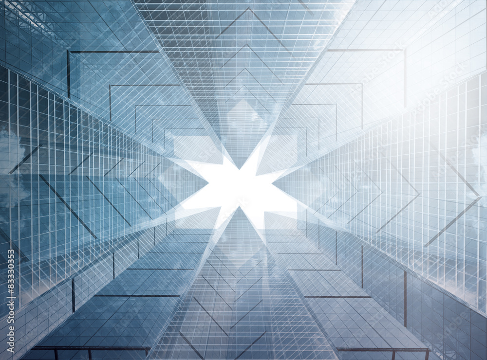 Obraz premium Abstract architectural composition