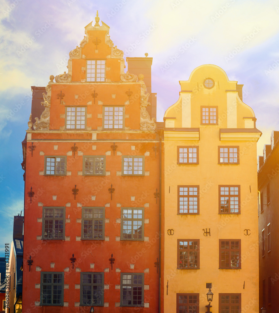 Naklejka premium Old Town of Stockholm