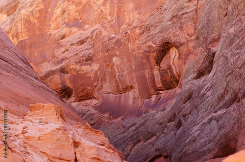 Canyon wall sandstone background.