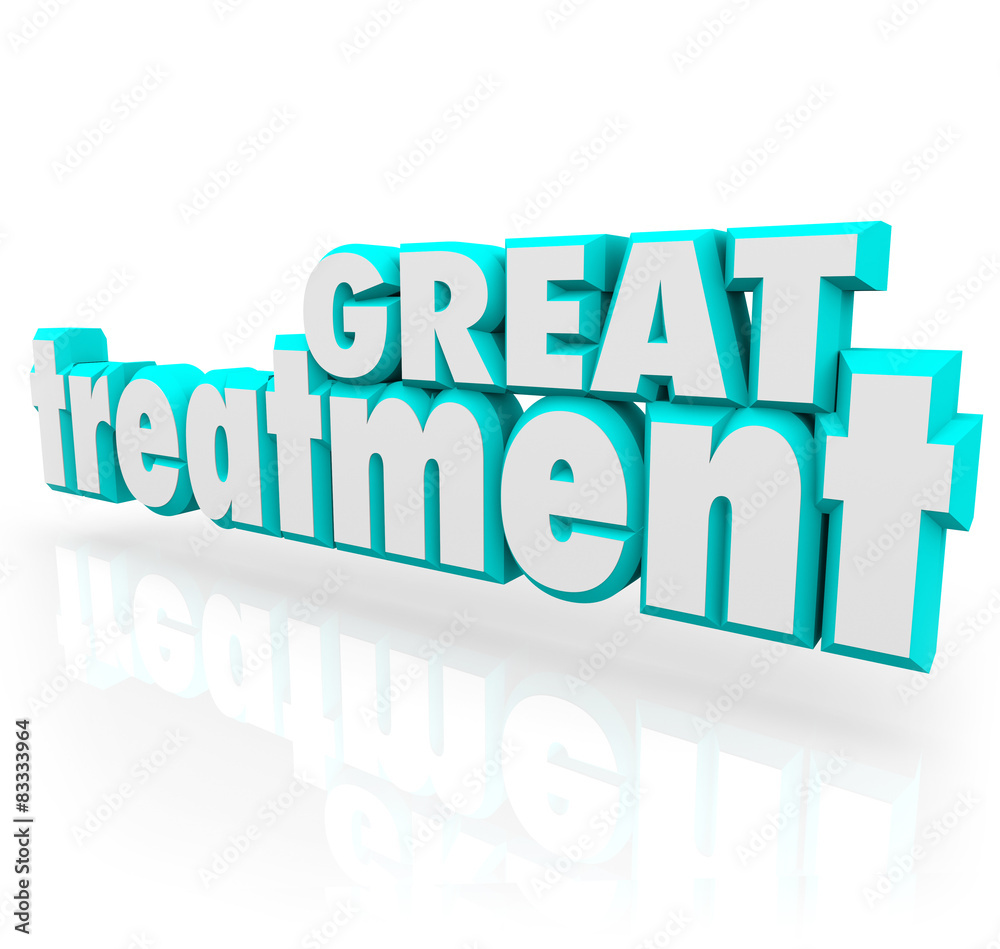 Great Treatment 3d Words Medical Therapy Help Cure Assistance Great Treatment 3d Words Medical Therapy Help Cure Assistance