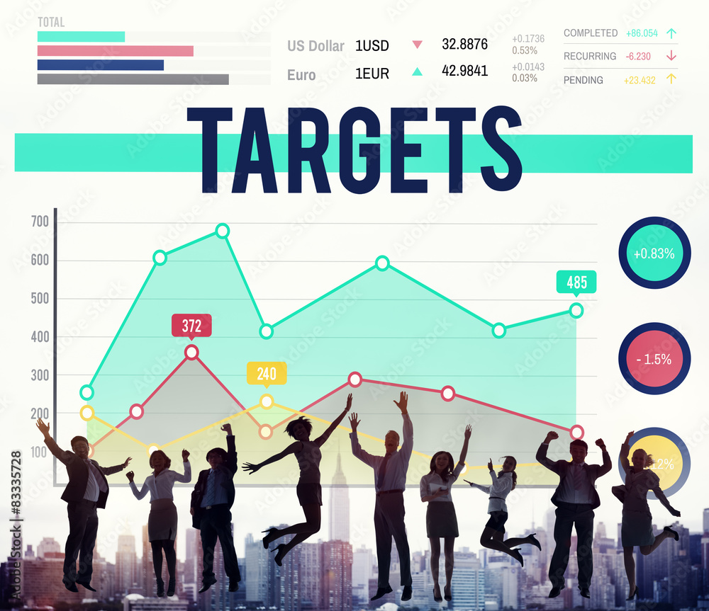 Targets Aim Aspirations Goal Mission Concept Targets Aim Aspirations Goal Mission Concept