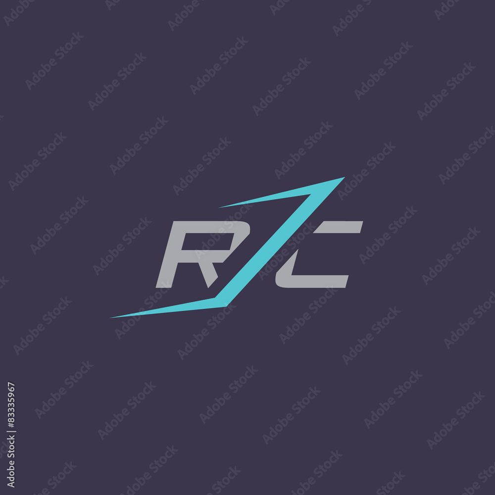 Sign of the letter R and C Sign of the letter R and C