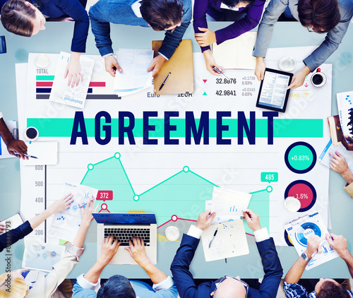 Agreement Deal Collaboration Business Marketing Concept