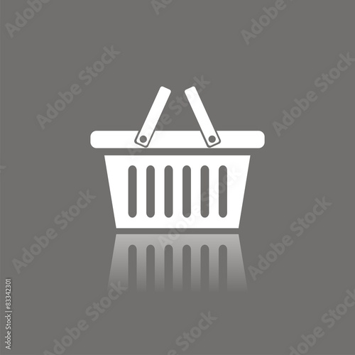 Icono cesta de la compra FO reflejo