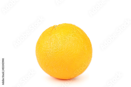 Orange fruit isolated on white