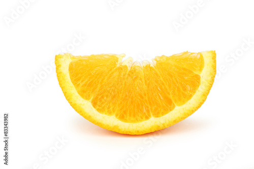 Orange fruit isolated on white