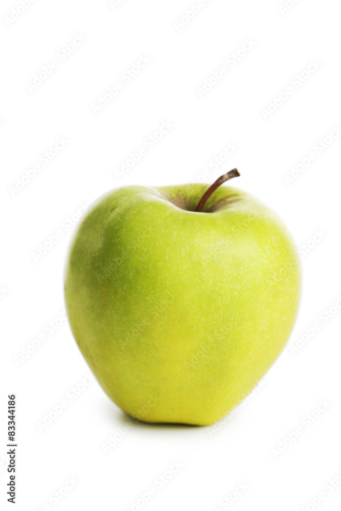 Green apple isolated on white