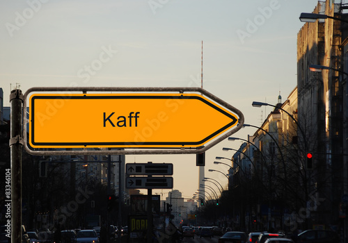 Strassenschild 37 - Kaff photo