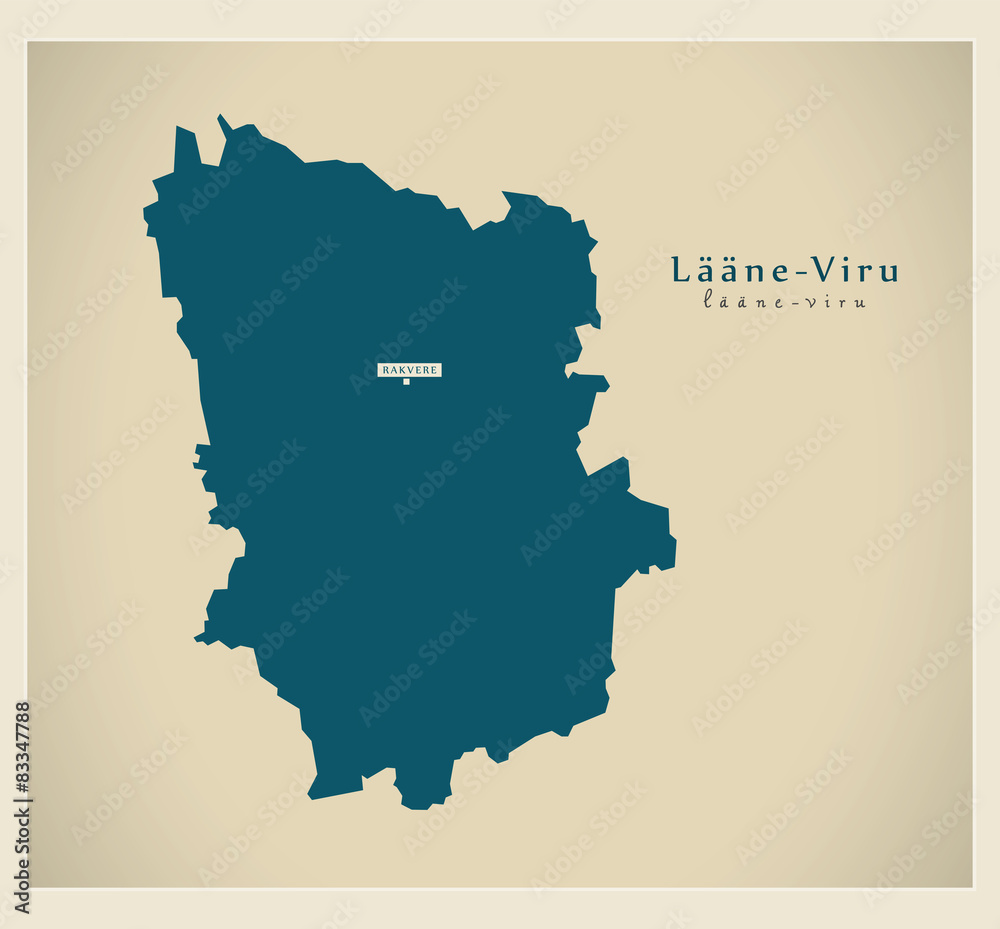 Modern Map - Laane Viru EE