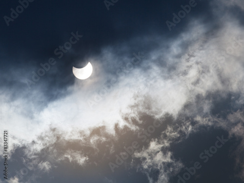 Partial Solar Eclipse on a Cloudy Day 20.03.2015