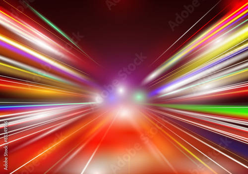 Fototapeta Naklejka Na Ścianę i Meble -  Abstract image of speed motion