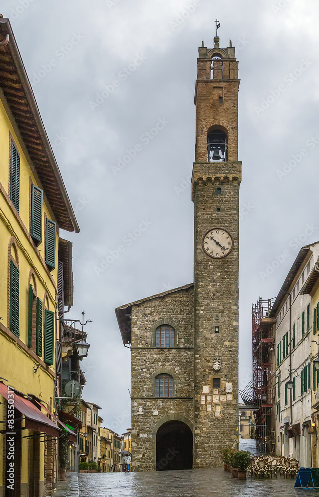town hall of Montalcino, Italy