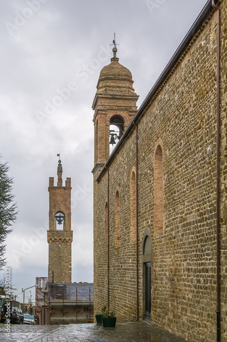 church of Sant Agostino, Montalcino, Italy photo