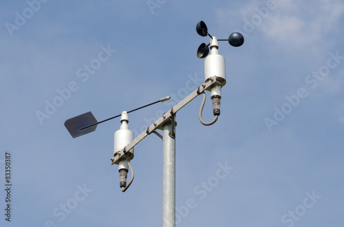 Weather station with anemometer photo