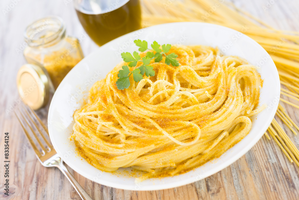Spaghetti con bottarga, Cucina Sarda Spaghetti con bottarga, Cucina Sarda