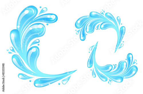 Illustration of Sea Waves