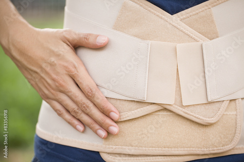 Cuadro en lienzo Back support for muscle back