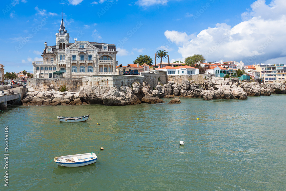 Obraz premium Cascais waterftont near Lisbon in Portugal