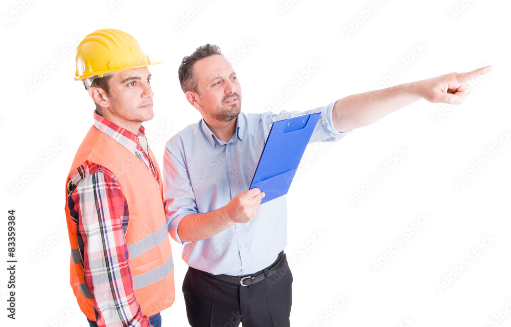 Constrution site inspector and builder or contractor Constrution site inspector and builder or contractor