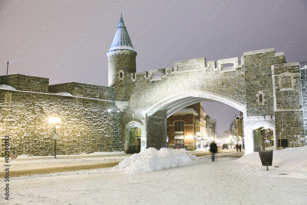 Fototapeta premium Punkt orientacyjny miasta Quebec.