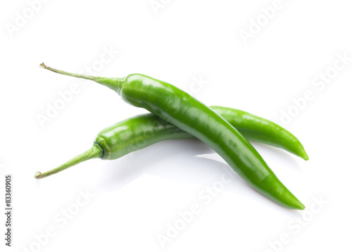 Fotografi Green chili peppers