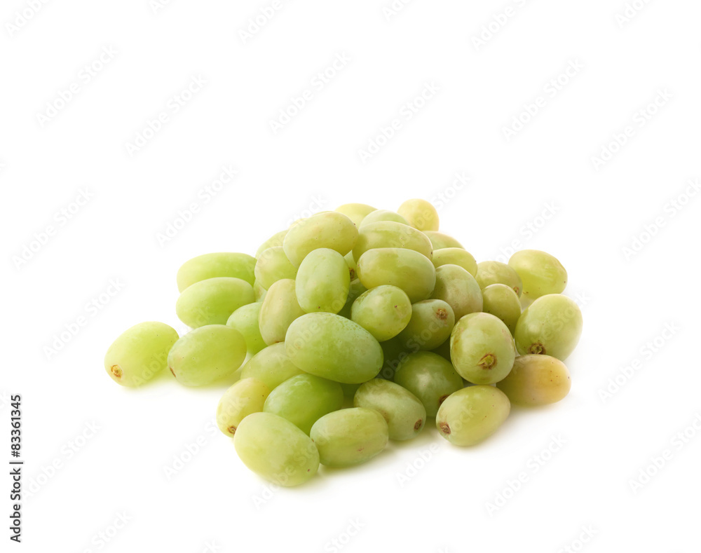 Pile of multiple white grapes isolated Pile of multiple white grapes isolated