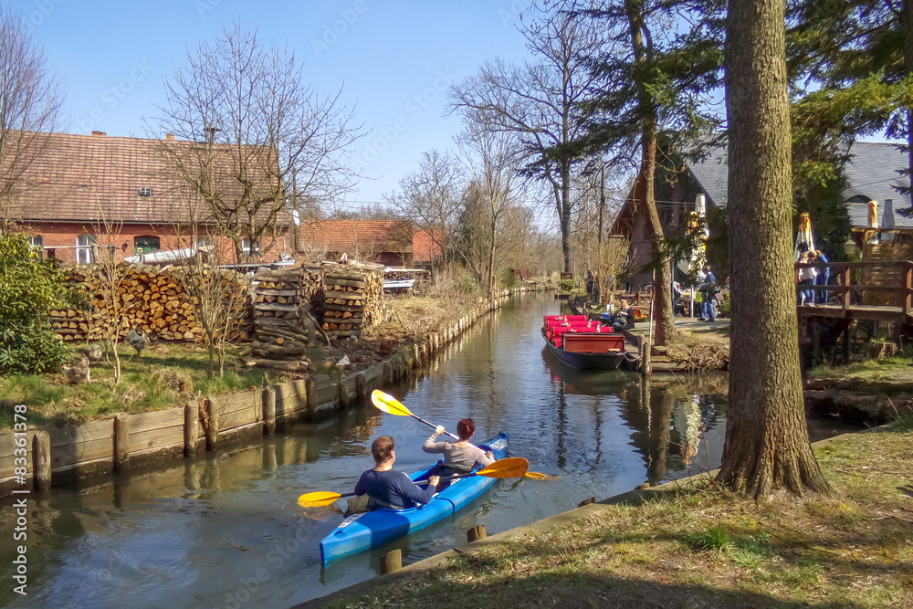 Obraz premium Spreewald Brandenburg 