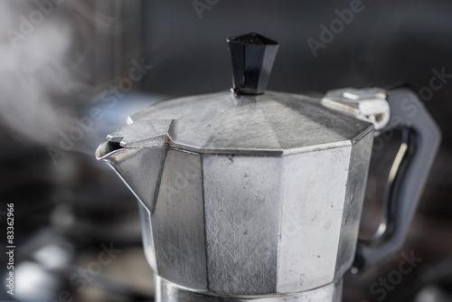 Italian traditional coffeemaker moka